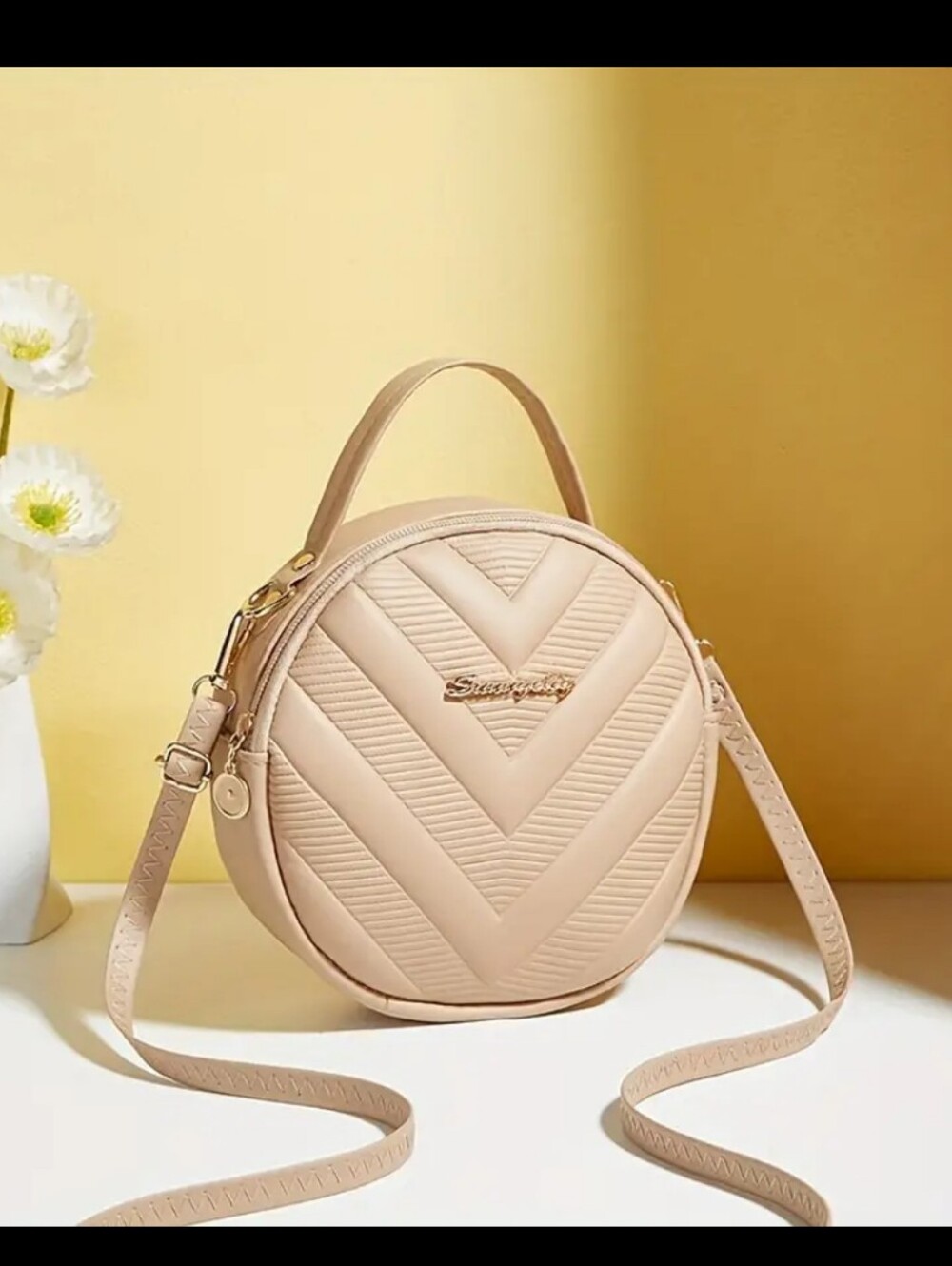 Round Crossbody Bag